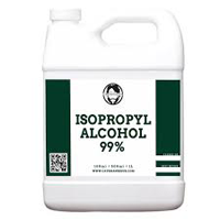 IPA isopropyl alcohol clear liquid